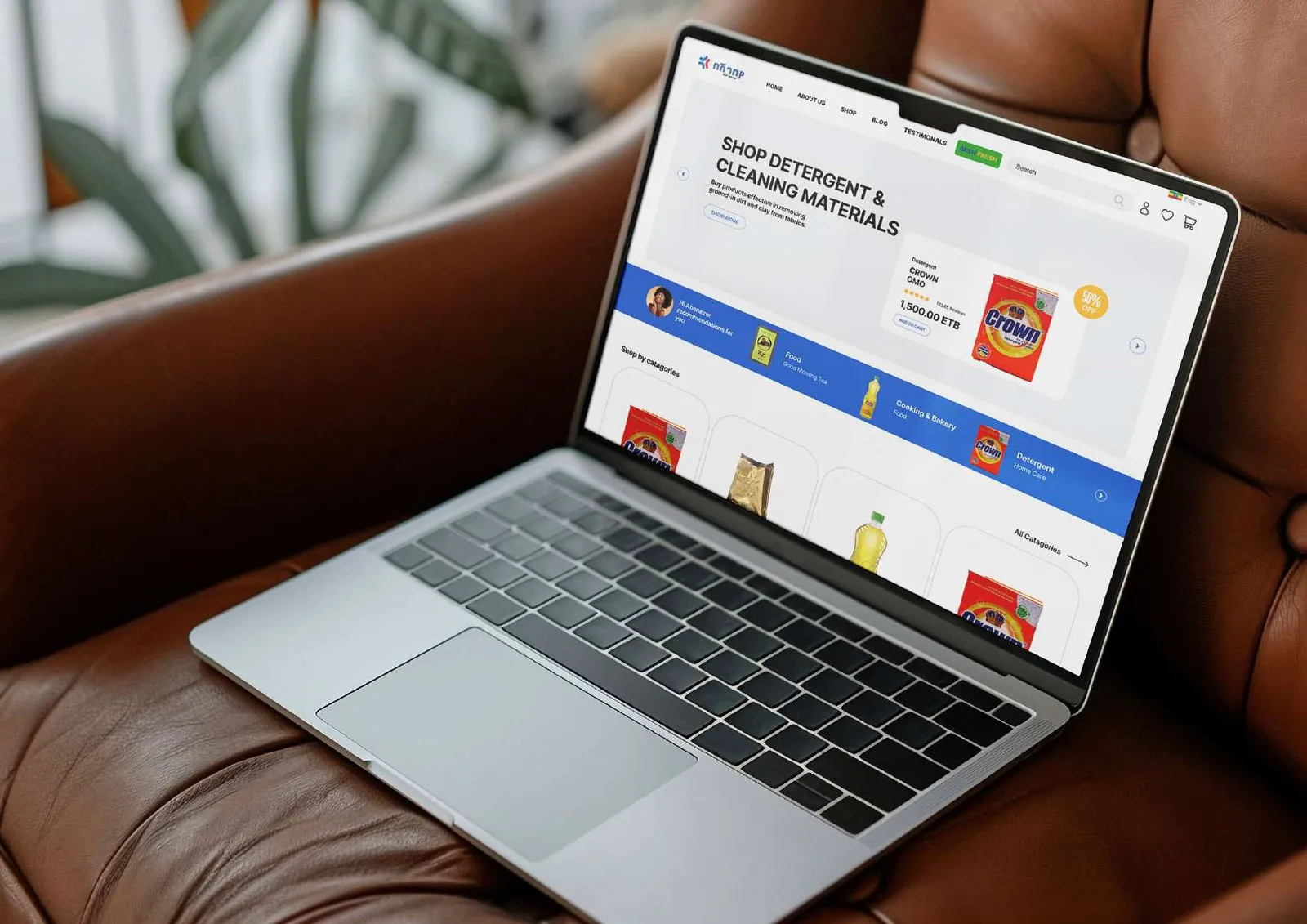 Besh Gebeya — multi-vendor e-commerce · web & mobile by MereqTech