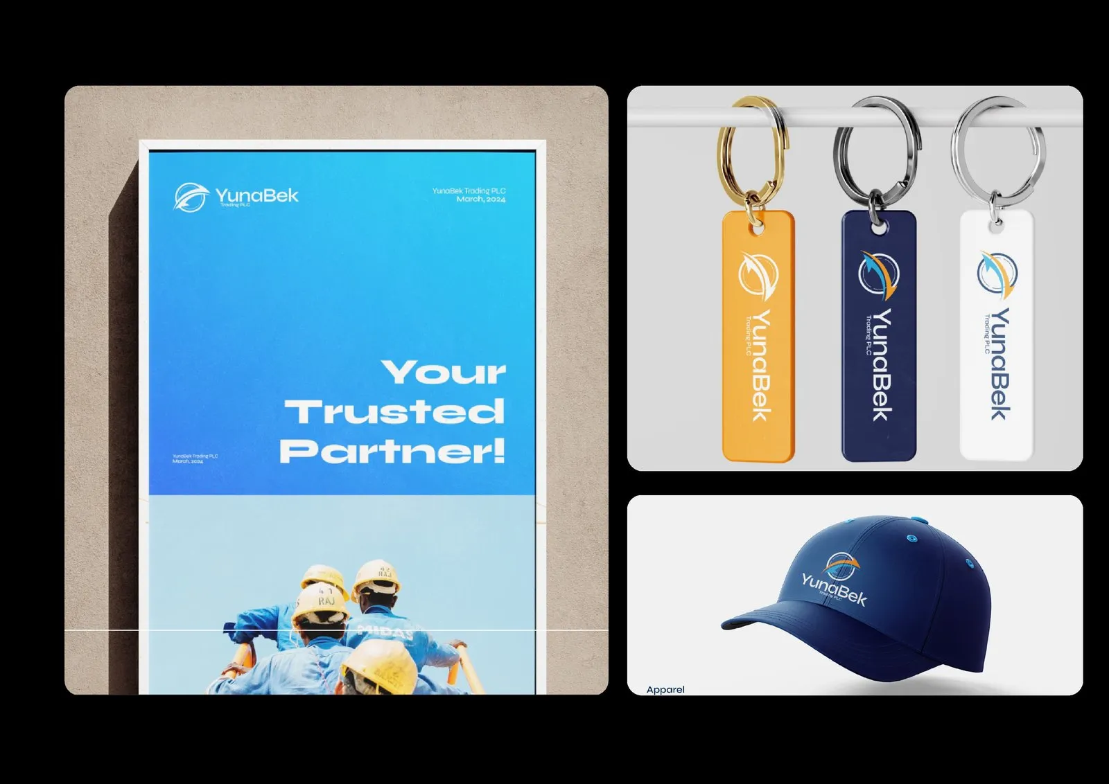 YunaBek — brand identity by MereqTech