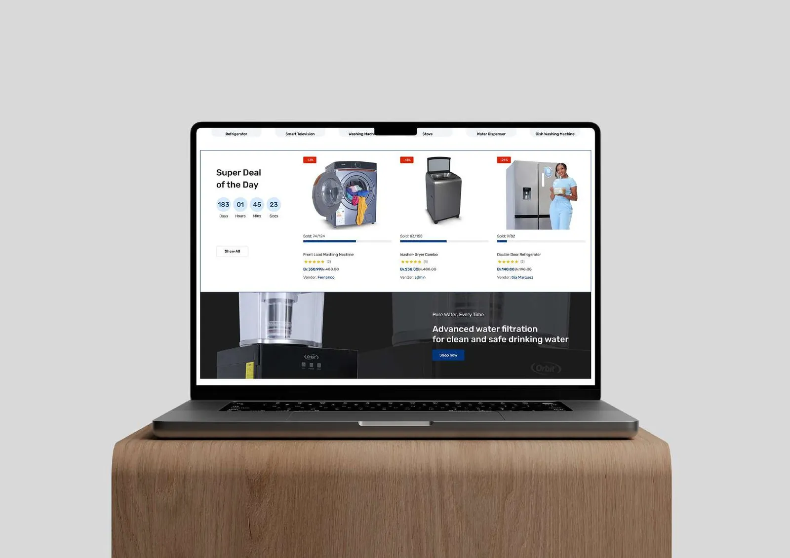 Orbit Electronics — e-commerce platform by MereqTech