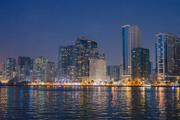 Sharjah, U.A.E. skyline — MereqTech middle east office